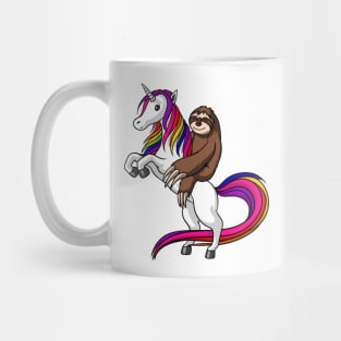 Sloth Riding Unicorn Mug